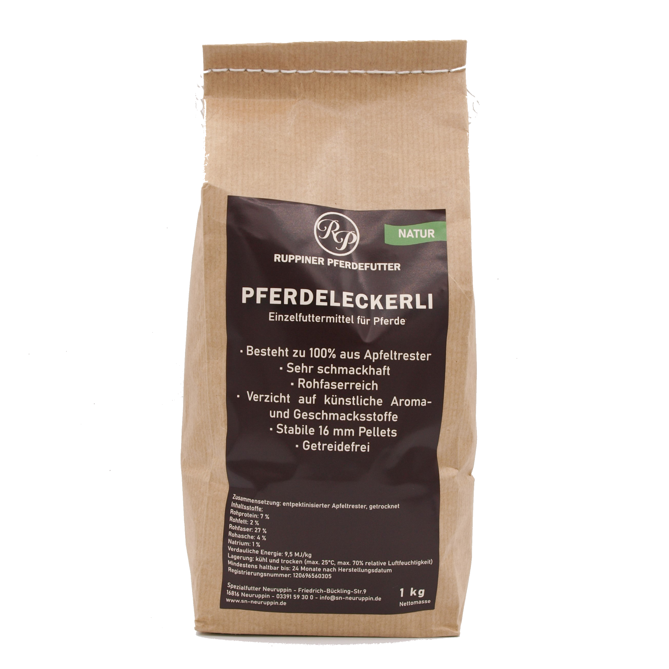 1 kg tüte pferdeleckerlis