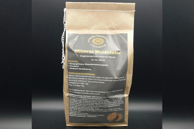 Tüte Mineral-Weidetaler
