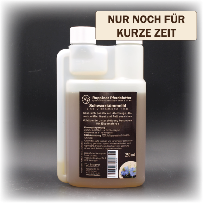 schwarzkümmelöl auslaufprodukt